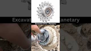 Excavator Drive - Planetary Gear Mechanism ✅ #3ddesign #engineering #3dprinting #excavator #3dcad
