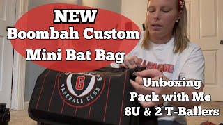 UNBOXING / PACK WITH ME • NEW Custom Mini Boombah Bat Bag • Pack my Two T-Ballers Bag
