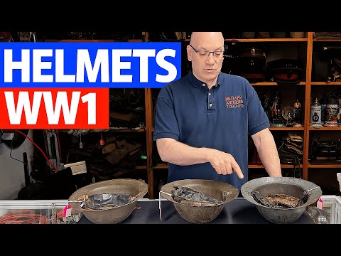 How to Spot Fake WW1 US Brodie Helmets vs British Brodie Helmets