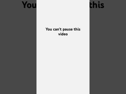 You can’t pause this video #Trending