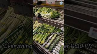 Everything’s FREE after 11:30 PM at this Chinese grocery store #lifeinchina