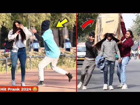 Top 10 Popular Funny prank video 2024 😂 || Prank in india || New prank || Jaipur Entertainment