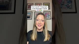 How I speak four languages #polyglot #languages #french #spanish #portuguese #languagelearning