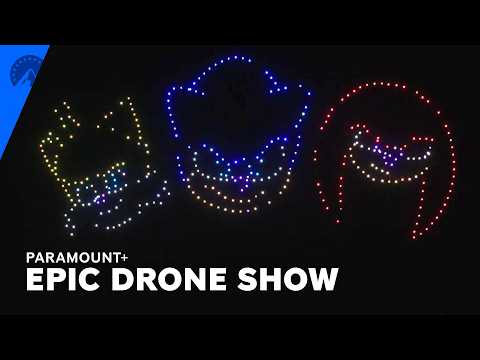 Drone Show featuring SpongeBob, Sonic, 1923, Survivor, Yellowjackets, And More! | Paramount+