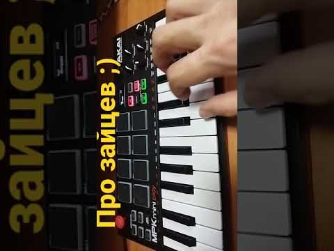 Песня про зайцев 🐰🐰🐰 #cover /#AKAI MPK Mini / Reed organ / #shorts