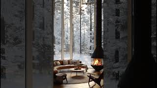 Relax in a cozy place  #relax #cozywinterambience #asmr #cozywinternights #snow #snowyambience
