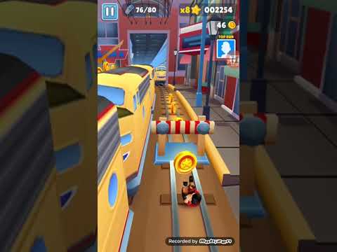 Jugando a suwaysurfers