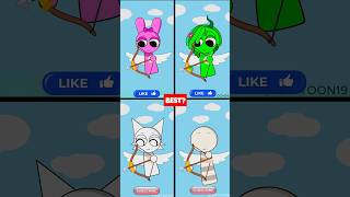 Sprunki Love Cupid Pack Version Animation #sprunki #shorts #animation
