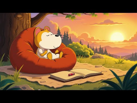 Lofi Relax Cat Music for Deep Focus and Chill Beautiful Sunset Background and Peaceful Vibes