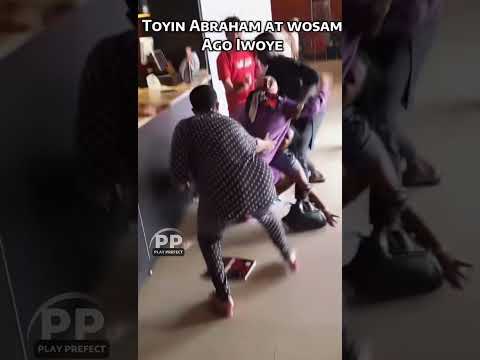 The moment a Fan fell Toyin Abraham on the ground after sighting her at the Cinemas. #shorts #fypシ゚
