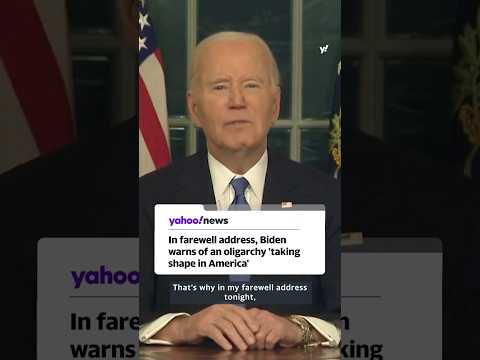 Biden warns of an 'oligarchy' in farewell speech
