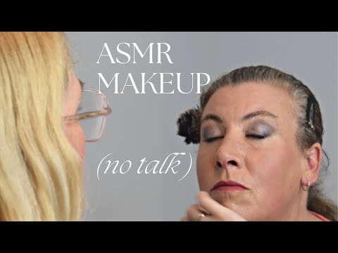 ASMR soft party Glam makeup on someone | (no talk) ASMR makeup artist application💄💕