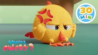 Grumpy Chicky | Chicky's Playhouse | 30 Min Kids Cartoons Collection