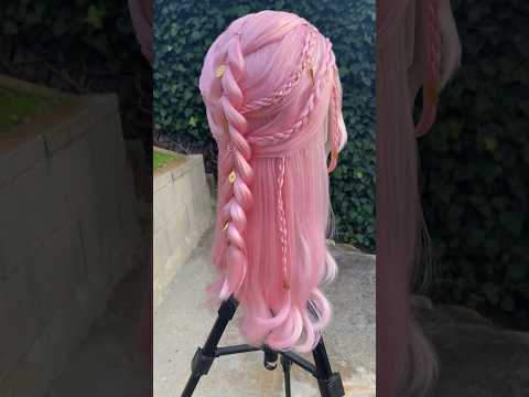 just a lil fairy wig transformation for your feed ✨ #shorts