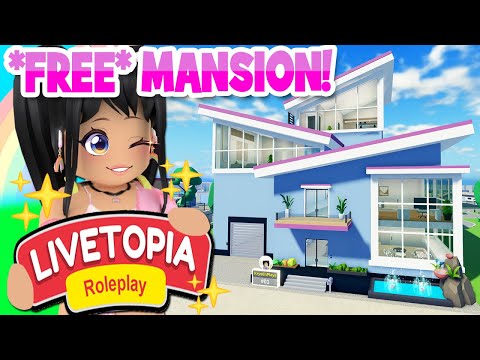 NEW *FREE MANSION* SECRET in LIVETOPIA Roleplay (roblox)