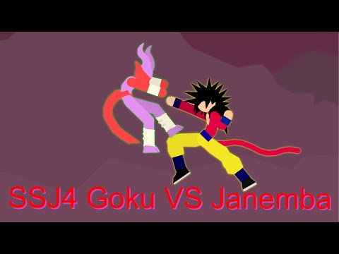 ssj4 goku vs janemba | stick nodes animation