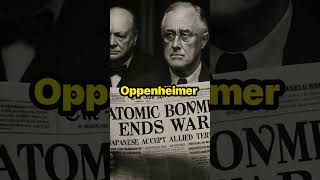 "The Truth Behind Oppenheimer’s Regret | Real Story of the Atomic Bomb" #oppoppenheimer #shorts