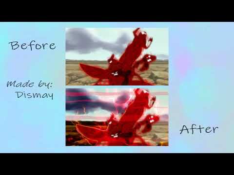 Naruto edit before and after