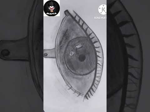||satisfying|| Eye sketch/eye pencil sketch/ #shorts #viralshorts #drawingshorts