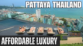 Pattaya Thailand Affordable Luxury Holiday Hotel Apartment Rental Vlog