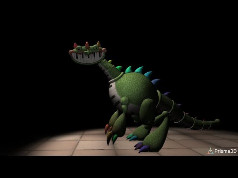 Pianosaurus modelo 3D OFICIAL (Para prisma 3D)