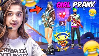 GIRL PRANK WITH RANDOM FREE FIRE PLAYERS 😂 AmitBhai  FUNNIEST Reaction