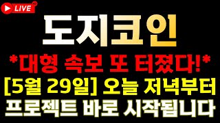 [도지코인 속보] 📣 끝도 없는 조정에 제대로 뿔난 "공식 재단" 이제부터 직접 나섭니다.📣 🔥 " 6월1일 일요일 "  메모 필수!!🔥  ⚠️매매 시 절대 시청!!⚠️