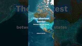 The Shortest State Border in the U.S. 🇺🇸 Is... Zero Miles?! 🗺️