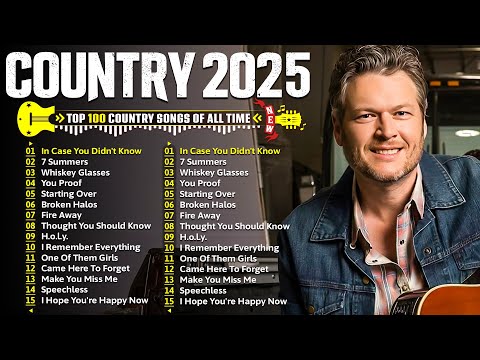 Top 100 Country Songs Of 2025 - Chris Stapleton, Morgan Wallen, Jason Aldean, Lee Brice, Kane Brown