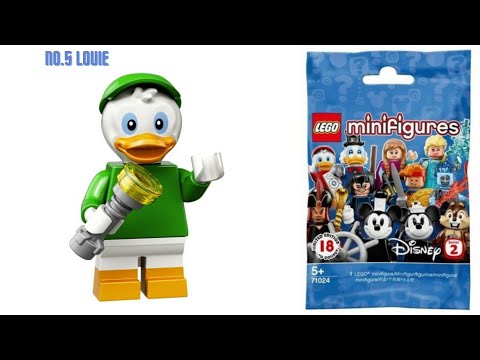 #一分鐘睇Lego人仔 - Lego 人仔 Disney 71024 no.5 Louie Minifigure (包本港平郵) 全新齊件連旦紙