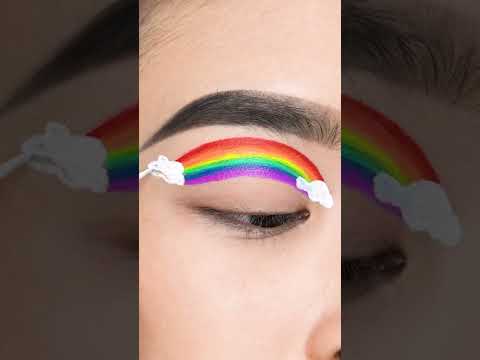 #shorts Rainbow Eye makeup #makeup #makeuptutorial #lifestyle