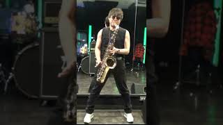 最低音域からフラジオ遷移　#テナーサックス　ダイナマイトエクスプロージョン　#tenorsaxophone #flageolet #shorts