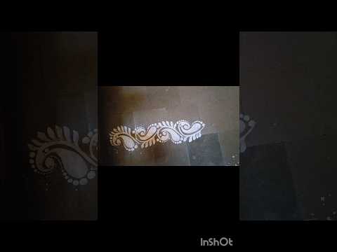Easy border alpona design for Beginners #creativealpona #alponaart #alponadesignidea