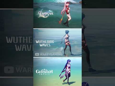 Honkai Star Rail vs Wuthering Waves vs Genshin Impact | Water Physics