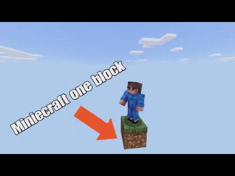 Miniecraft one block