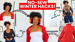 3 No-Sew Winter DIY Hacks to Upgrade Your Wardrobe ❄️✨