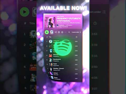 Frequency (FUTURISTIC SYNTHWAVE) #synthwave #spotify #frequency