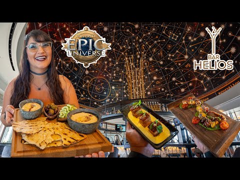 Bar Helios foodie guide 🔆 Universal Orlando Helios Grand Hotel food review 2025
