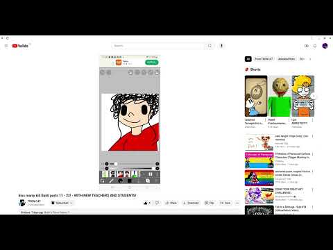 Reacting to @KyleDecamillo 's Baldi series pt 2 (swearing)