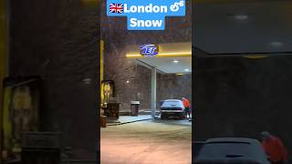 ♥️ Snow in London ♥️ #ukteluguvlogs #ukvlogs #telugustudents #telugushorts #telugu #shorts #uk