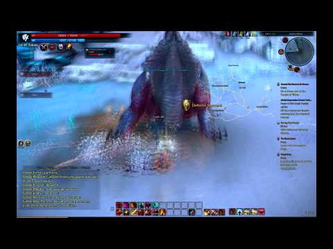 Tera, Tomoe soloing Frosthunter Barsicore