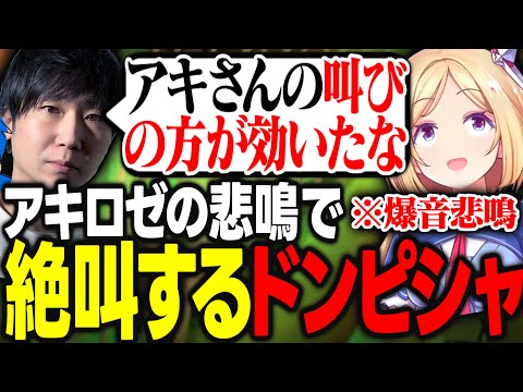 アキロゼが発した爆音の悲鳴に絶叫するドンさんwww【アキ・ローゼンタール/ドンピシャ/如月れん/玉餅かずよ/アルランディス/ひぐち/ホロライブ/切り抜き】