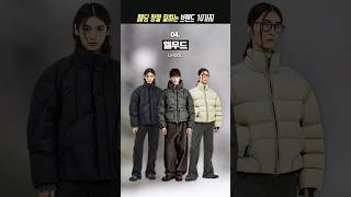 우리나라의 패딩 잘하는 브랜드 10가지!