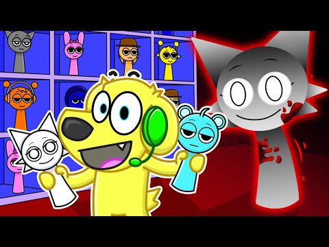 Working at a HAUNTED SPRUNKI TOY STORE in Roblox..