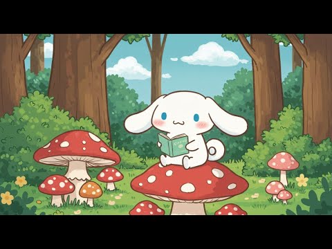 Cinamoroll's Peaceful Study Corner 🍄 Soft Lofi Music 📖 Relaxing space for studying and resting 🎶