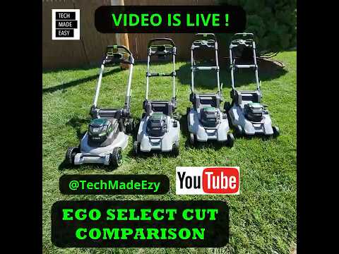 COMPARISON Ego Select Cut Mowers