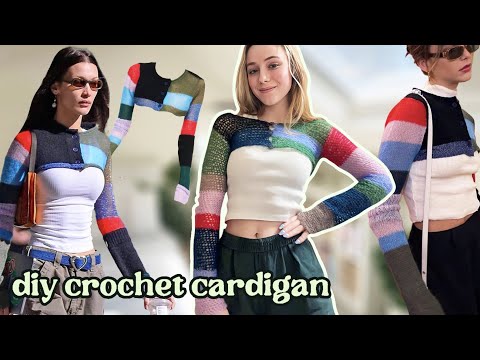 crocheting a pinterest-inspired cardigan