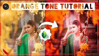 SNAPSEED ORANGE TONE TUTORIAL// FULL VIDEO IN CHANNEL // sreditx