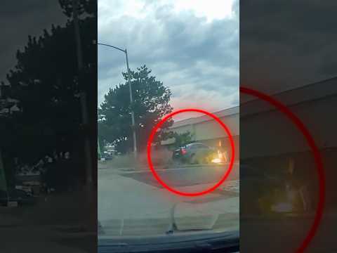 Ridiculous Instant Karma For Hit And Run Driver