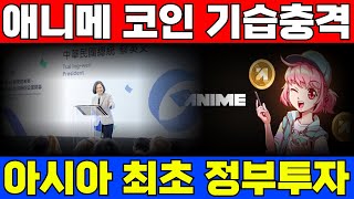 [애니메코인]재단 충격 발표🚨🚨중국 정부의 비공개 투자내역 논란🚀🚀